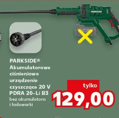 Akumulatorowe ciśnieniowe urządzenie czyszczące 20 V PDRA 20-Li B3 promocja w Kaufland