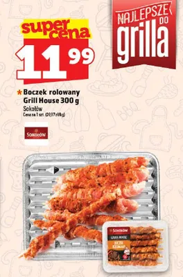 Boczek rolowany Grill House Sokołów promocja w TOPAZ