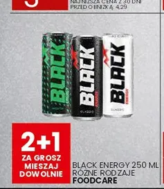 Napój energetyczny Black Energy promocja w Wafelek