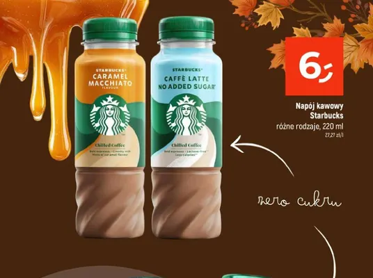 Napój kawowy Starbucks Caffe Latte No Added Sugar promocja w Dealz