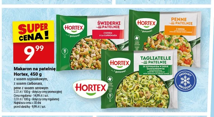 Makaron na patelnię Hortex z sosem carbonara promocja w Twój Market