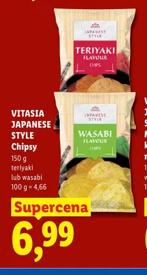 Chipsy teriyaki Vitasia Japanese Style promocja w Lidl