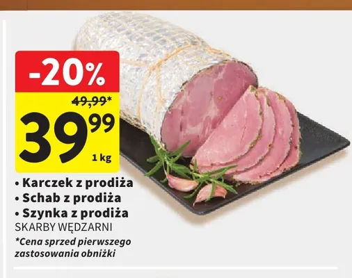 Karczek z prodiża Skarby Wędzarni promocja w Intermarche