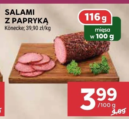 Salami z papryką promocja w Stokrotka
