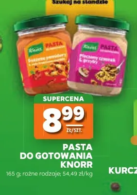 Pasta do gotowania Knorr promocja w Stokrotka