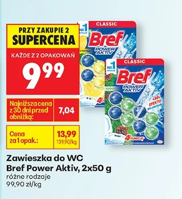 Zawieszka do WC Power Aktiv różne rodzaje promocja w Biedronka