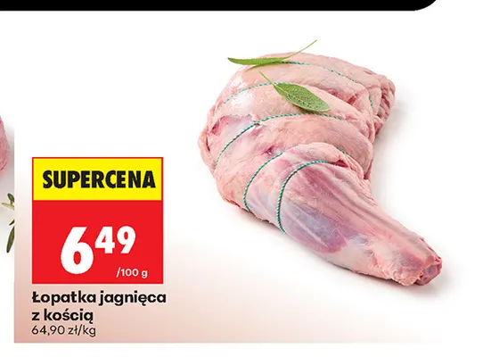 Łopatka jagnięca z kością promocja w Biedronka