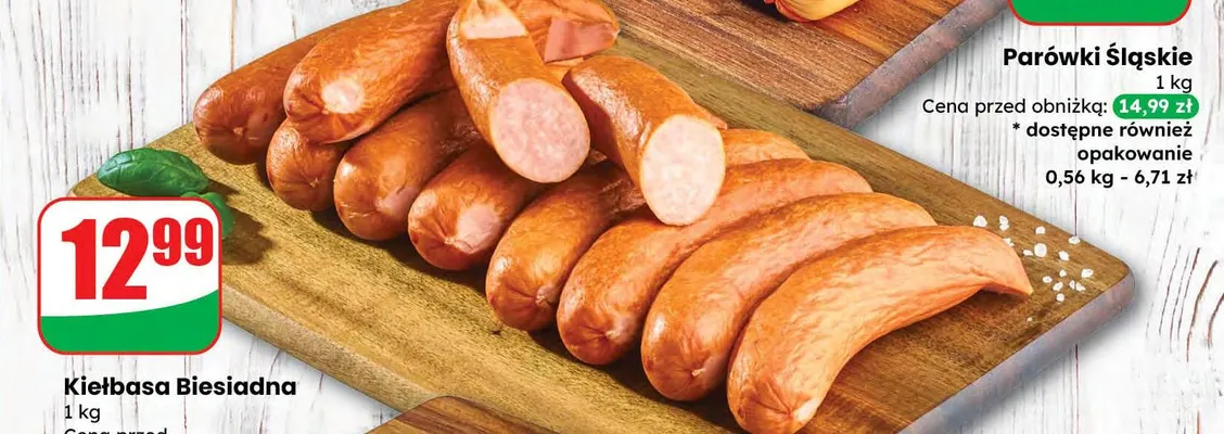 Kiełbasa Biesiadna promocja w Dino