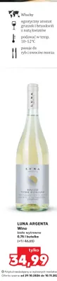 Wino białe wytrawne Luna Argenta promocja w Kaufland
