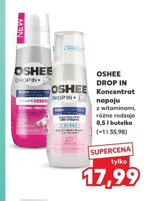 Koncentrat napoju z witaminami Oshee Drop In promocja w Kaufland