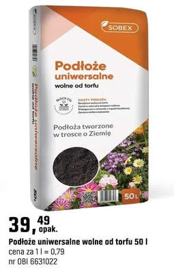 Podłoże uniwersalne wolne od torfu promocja w OBI