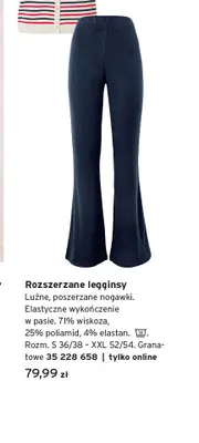 Rozszerzane legginsy Tchibo promocja w Tchibo