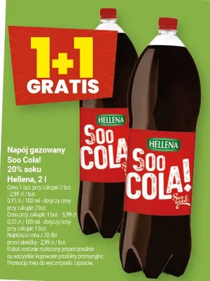 Napój gazowany Soo Cola! promocja w Twój Market