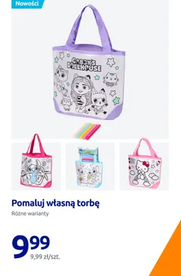 Torba do malowania promocja w Action