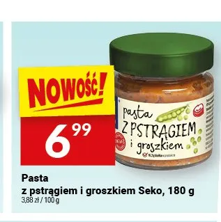 Pasta z pstrągiem i groszkiem Seko promocja w Twój Market