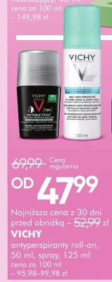 Antyperspirant Vichy roll-on 50ml promocja w Super-Pharm