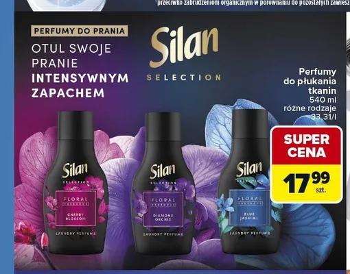 Perfumy do płukania tkanin Silan Selection Floral Essences Cherry Blossom promocja w Carrefour
