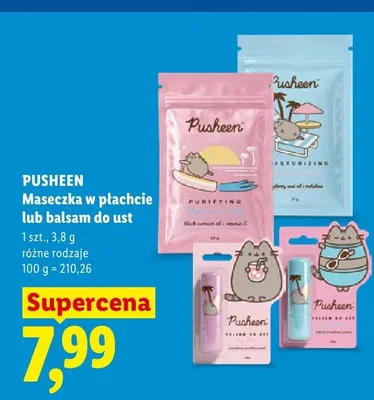 Maseczka w płachcie Pusheen Moisturizing promocja w Lidl