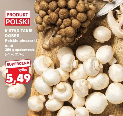 Pieczarki polskie mini promocja w Kaufland