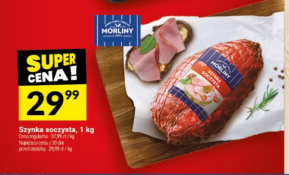 Szynka soczysta Morliny promocja w Twój Market