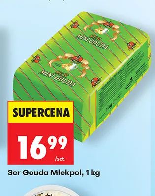 Ser Gouda Mlekpol promocja w Biedronka