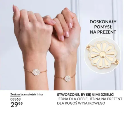 Zestaw bransoletek Irina promocja w AVON