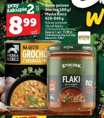 Danie gotowe Stoczek flaki po zamojsku promocja w TOPAZ