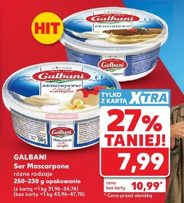 Ser Mascarpone Galbani promocja w Kaufland