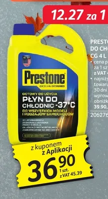 Płyn do chłodnic Prestone Cg promocja w Selgros