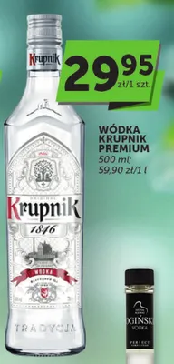 Wódka Krupnik Premium promocja w Groszek