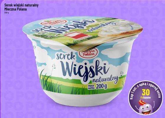 Serek wiejski naturalny promocja w POLOmarket