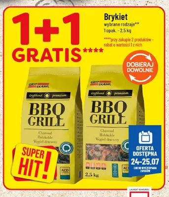 Węgiel drzewny Gryfskand promocja w POLOmarket