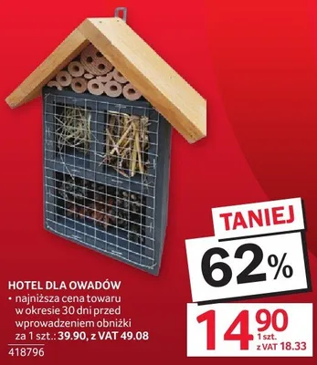 Hotel dla owadów promocja w Selgros