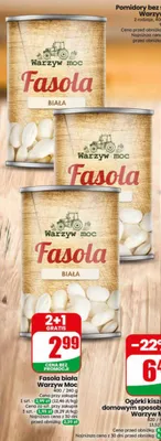 Fasola biała Warzyw Moc promocja w Dino
