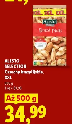 Orzechy brazylijskie XXL Alesto Selection promocja w Lidl