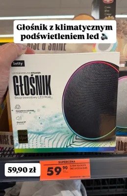Głośnik bezprzewodowy LED RGB Setty promocja