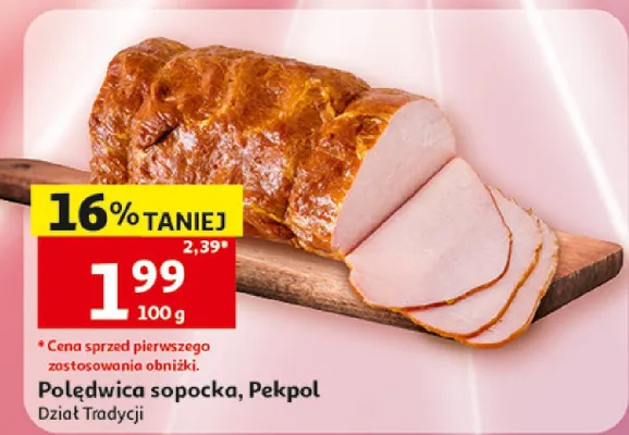 Polędwica sopocka Pekpol promocja w Auchan