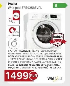 Pralka FFB9258SVPL promocja w kakto.pl