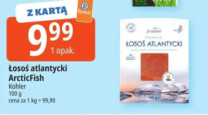 Łosoś atlantycki ArcticFish promocja w Leclerc
