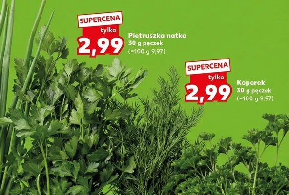 Koperek pęczek promocja w Kaufland