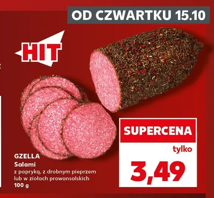 Salami w ziołach prowansalskich Gzella promocja w Kaufland