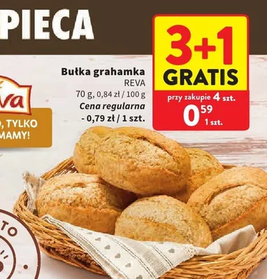 Bułka grahamka Reva promocja w Intermarche