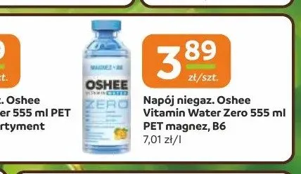 Napój niegazowany Oshee Vitamin Water Zero magnez B6 promocja w Gama