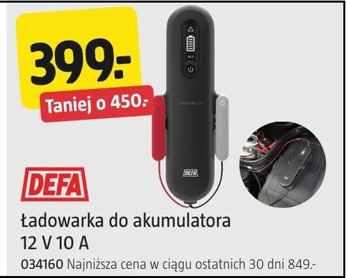 Ładowarka do akumulatora Defa 12V 10A 034160 promocja w Jula