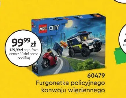 Klocki LEGO 60479 Furgonetka policyjnego konwoju więziennego promocja w Empik