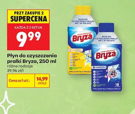 Płyn do czyszczenia pralki Bryza promocja w Biedronka