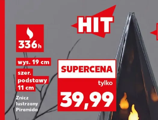 Znicz lustrzany Piramida promocja w Kaufland
