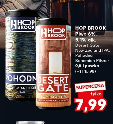 Piwo Hop Brook promocja w Kaufland