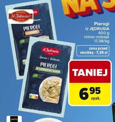 Pierogi U Jędrusia promocja w Carrefour