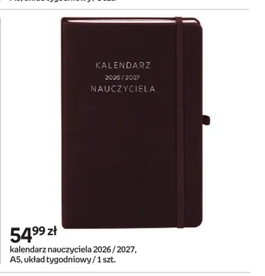 Kalendarz nauczyciela 2026/2027 A5 promocja w Empik